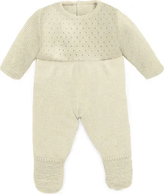 Produktbild von Miniland Puppen Pyjama weiß 40cm - weiche Schlafkleidung Accessoire