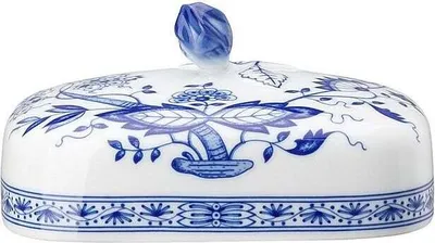 Produktbild von Hutschenreuther Butterdose Deckel Blau Zwiebelmuster 02001-720002-15171