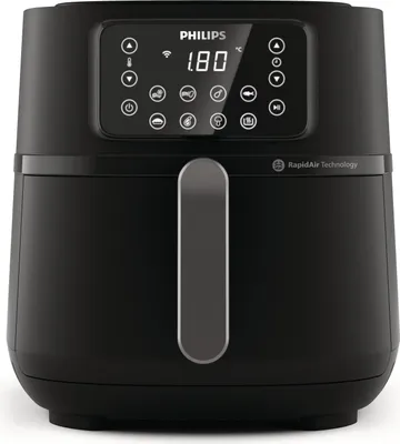 Produktbild von PHILIPS PHI HD9285/93 Connected XXL Heißluftfritteuse (7,2 l Fassungsvermögen, 2000 Watt, ohne-Öl, Rapid-Air Technologie)