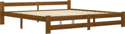 Obrázek produktu pro vidaXL Postel z masivu Honey Brown Pine 200x200 cm