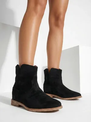 Produktbild von Kuhfashion Cowboy-Stiefel auf einem überzogenen Keilabsatz Blueston, Größe 39