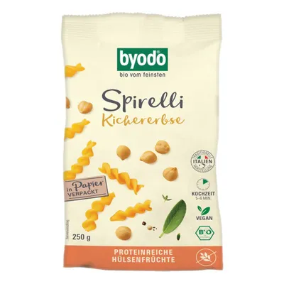 Produktbild von BYODO Spirelli Kichererbse 250g