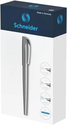 Produktbild von Kalligrafie-Füllhalter Geschenkset Schneider Callissima , Farbe:anthrazit