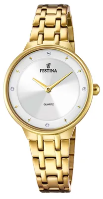 Obrázek produktu pro Dámské hodinky Festina F20601-1 CYRKONIE zlaté