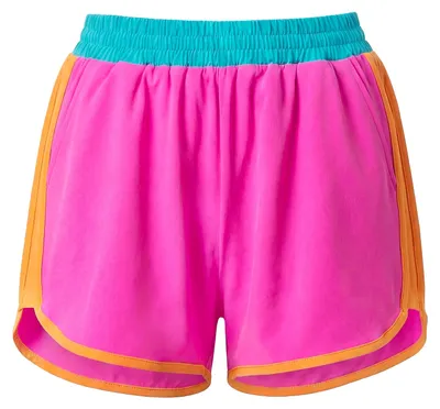 Produktbild von Damen Shorts rosa Größe L mit elastischem Bund und regulärer Passform