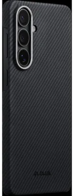 Produktbild von Pitaka KS2601, Cover, Samsung, Galaxy S26, 16 cm (6.3"), Schwarz, Grau