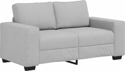 Produktbild von vidaXL 2-Sitzer-Sofa Wolkengrau 160x77x82 cm Stoff