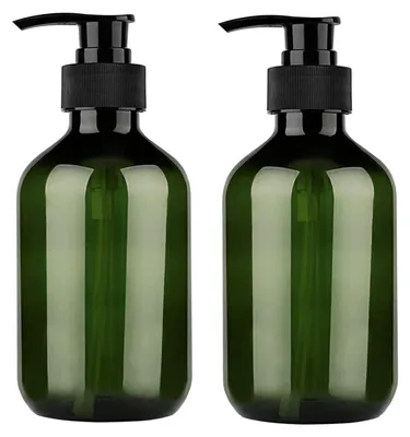Produktbild von Shampooflaschen mit Pumpe, 2 Stück, 500 ml, Nachfüllbare Seifenspender für Badezimmer