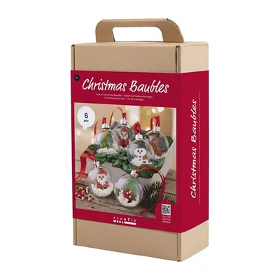 Produktbild von Bastelset Weihnachtskugeln mit Steckperlen, ab 5 Jahre, inkl. Material u. Anleitung