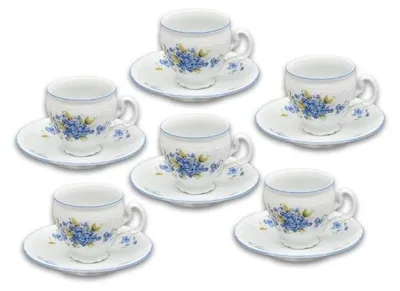 Produktbild von Thun 1794 Bernadotte, Espressotassen und Untertassen, 90 ml, Thun, 6 Stück