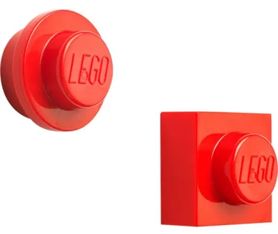 Obrázok produktu pre Sada magnetov LEGO Room Copenhagen červená červená – Room Copenhagen 40101730 – (Papiernické potreby / Magnety)