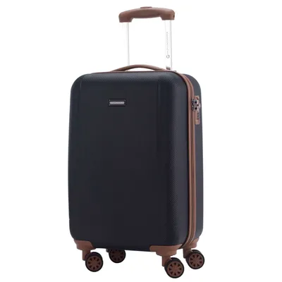 Produktbild von HAUPTSTADTKOFFER  Wannsee - Handgepäck Trolley Kabinenkoffer Hartschalen-Koffer Bordtrolley Flugzeug Hardcase Caryy-On 38L,Schwarz