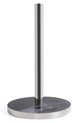 Image de Omgoods - Porte-rouleaux de cuisine avec base en marbre, pour rouleaux standard