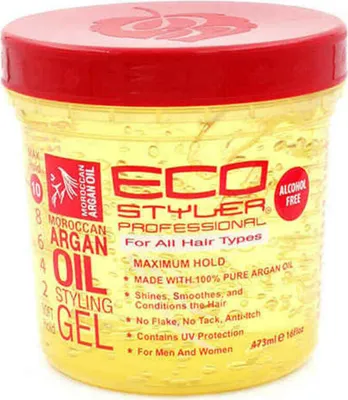 Imagen del producto de Gel de peinado Wachs Eco Styler con aceite de argán (473 ml)