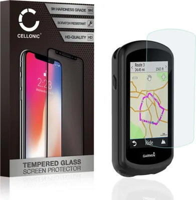 Produktbild von CELLONIC Schutzhülle + Panzerfolie kompatibel mit Garmin Edge 1030 / Edge 1030 Plus Silikon Backcover Tasche Cover Case Etui schwarz