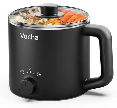 Elektrische Hot Pot Pfanne, 1,6 l, 600 W, Antihaftbeschichtung