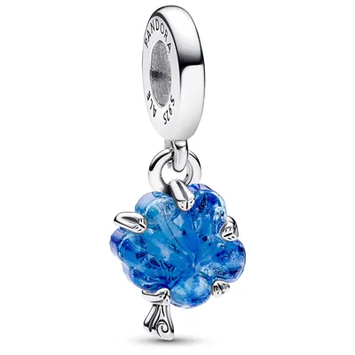Produktbild von Pandora Blauer Murano-Glas Stammbaum Charm-Anhänger 792614C01 Anhänger