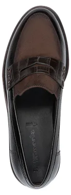 Produktbild von Tamaris Damen Slipper Penny Loafer mit markanter Profilsohle 1-24312-41, Größe:37 EU, Farbe:Braun