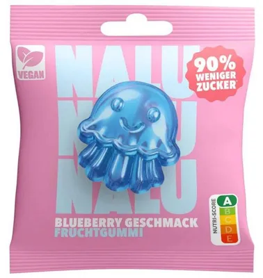 Produktbild von NALU Blueberry Qualle vegan 50g