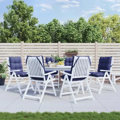 Produktbild von CLORIS Niedriglehner-Auflagen 6 Stk. Marineblau Oxford-Gewebe 2024