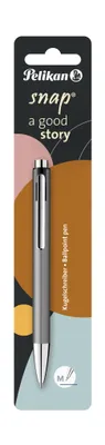 Obrázek produktu pro Pelikan Snap, Spona, Zasouvací propiska se sponou, Doplnitelný, Modrá, 1 kusů, Střední