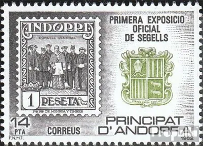 Produktbild von Briefmarken Andorra - Spanische Post 1982 Mi 159 (kompl.Ausg.) postfrisch Briefmarkenausstellung