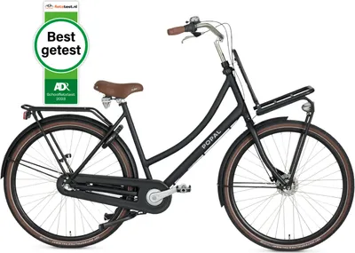 Produktbild von Popal Daily Dutch Prestige N3 - Hollandrad - Citybike - Damen - 59 centimeter - Mattschwarz