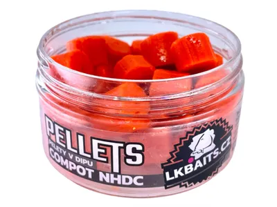 Obrázek produktu pro LK Baits pelety v dipu 12mm 60g Příchuť: Compot NHDC
