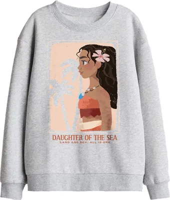 Produktbild von Moana - "Daughter Of The Sea" Sweatshirt für Kinder TV30072 (116) (Sportliches Heather)