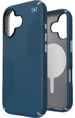 Productafbeelding van MagSafe hoesje voor de Apple iPhone 17 - Achterkant: Speck Presidio2 Grip - Blauw