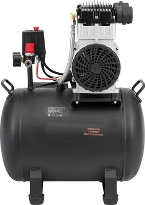 Produktbild von SucceBuy Luftkompressor, 10 Gallonen Stahltank, 2 PS, 5,3 CFM bei 90 PSI ölfreier Luftkompressor & max. 125 PSI Druck, 78 dB ultraleiser tragbarer Kompressor für Autoreparatur, Reifenbefüllung
