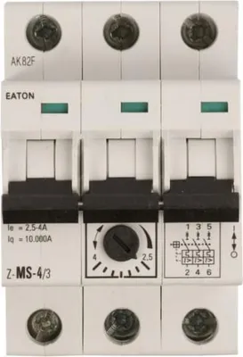 Produktbild von Motorschutzschalter 3P 1,5kW 2,5-4A Z-MS-4.0/3 248409