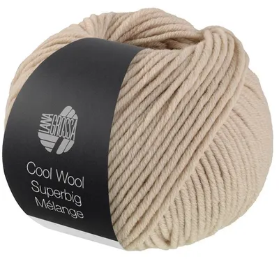 Produktbild von Lana Grossa - Cool Wool Superbig Melange 0214 beige meliert