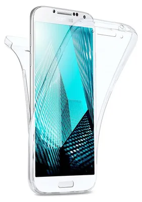 Produktbild von Full Cover Für Samsung Galaxy S4 Silikon 5,0" TPU 360° Transparent Schutzhülle