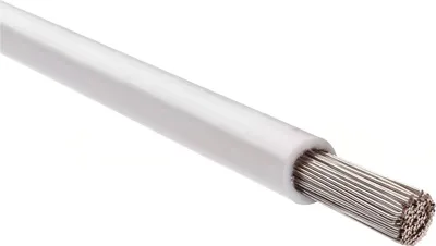 Obrázok produktu pre HELU KABEL FÜNFNORM 1×25 mm² AWG4 WH (biely) Jednožilový biely AD 10,2 mm Menovité napätie Uo/U 450 V/750 V podľa UL/CSA 600 V – 1