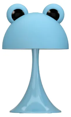 Image de Luxus Europe - Lampe de chevet pour enfant, modèle Froggy, couleur bleu clair - Veilleuse LED sans fil pour enfants – Rechargeable par USB-C