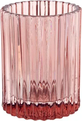 Produktbild von Duni 194591 Kerzenständer Glas Pink