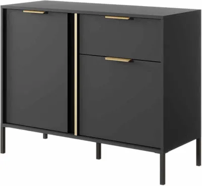Produktbild von Kommode Lars 103 2D1S anthrazit