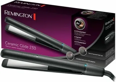 Immagine prodotto di Piastra per capelli Remington S 3700 Ceramic Glide 230, colore: nero