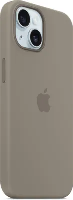 Image de Apple Silicone Backcover MagSafe pour Apple iPhone 15 - Clay