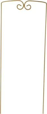 Produktbild von Staudenhalter Staudenbinder halbrund Rankhilfe 26x13cm H75cm Pflanzenstütze Metall rost