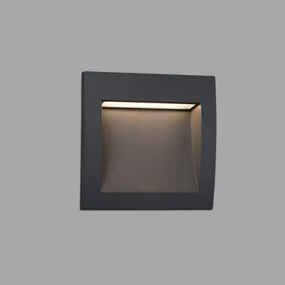 Image de Applique murale encastrée SEDNA-3 IP65 gris foncé