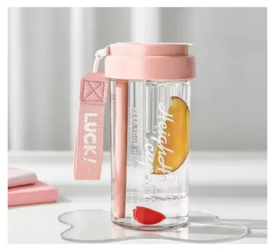 Obrázok produktu pre Carla Fľaša na pitie Simple ružová 600 ml