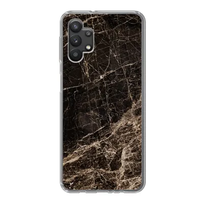 Produktbild von MuchoWow® Handyhülle Schutzhülle Hülle für Samsung Galaxy A32 5G Marmor - Luxus - Schwarz Silikon Softcase Handy Hülle - Softcase