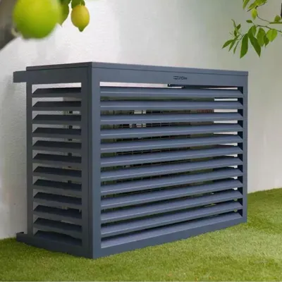 Produktbild von DECOCLIM Aluminium Schutzgehäuse RAL7016 Größe M, Innenmaße: H 835 x W 1050 x D 510-660 mm (Tiefe anpassbar)