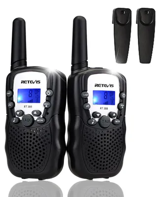 Produktbild von Retevis RT388 Walkie Talkie Kinder, Spielzeug ab 4-12 Jahre für Camping – Schwarz