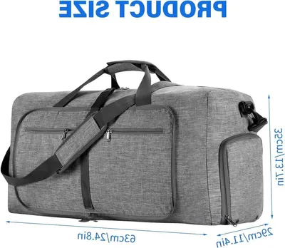 Faltbare Reisetasche mit großer Kapazität - 60L Sporttasche Blau