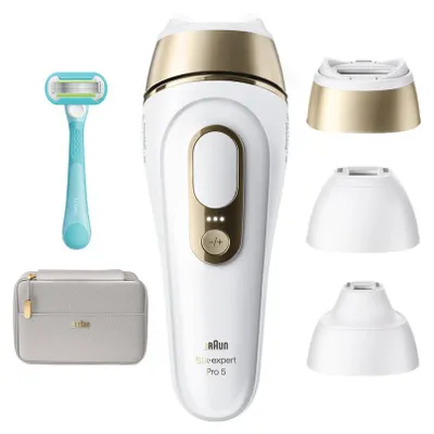 Produktbild von Braun Silk-expert 80851324, Lichtimpulstechnologie (IPL), Weiß, Gelb