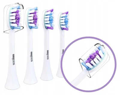 Produktbild von Welcco TSA8015 Aufsteckbürsten 4 Stück Medium Ersatz