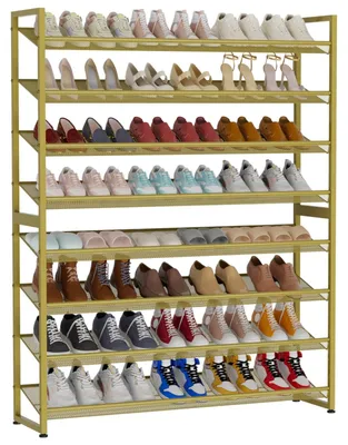 Immagine prodotto di Grande scaffale a 8 ripiani per scarpe, con capacità per 50 paia